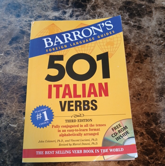 Barron's 501 Italian Verbs Book - Picture 1 of 9